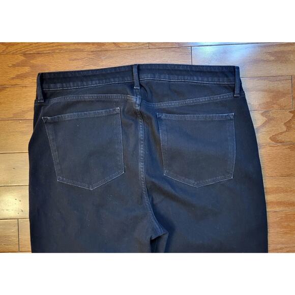 Old Navy Jeans Women Size 18 Rockstar Skinny Black Denim High Rise - Picture 4 of 11